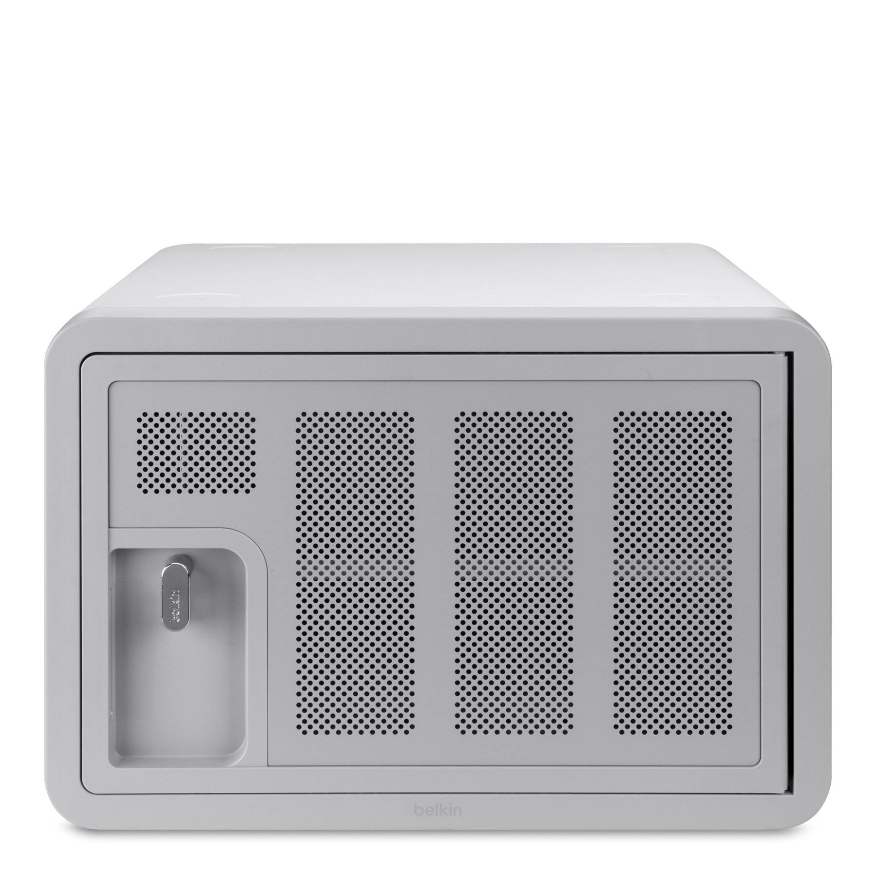 Belkin Secure and Charge - Lockable AC Classroom Charging Station for 10 Devices - iPad & Tablet Charging Cart for Schools, Offices & Libraries - Organize & Charge iPads, Samsung Tablets, Laptops Safely - Perfect for Classroom Management & Device Security