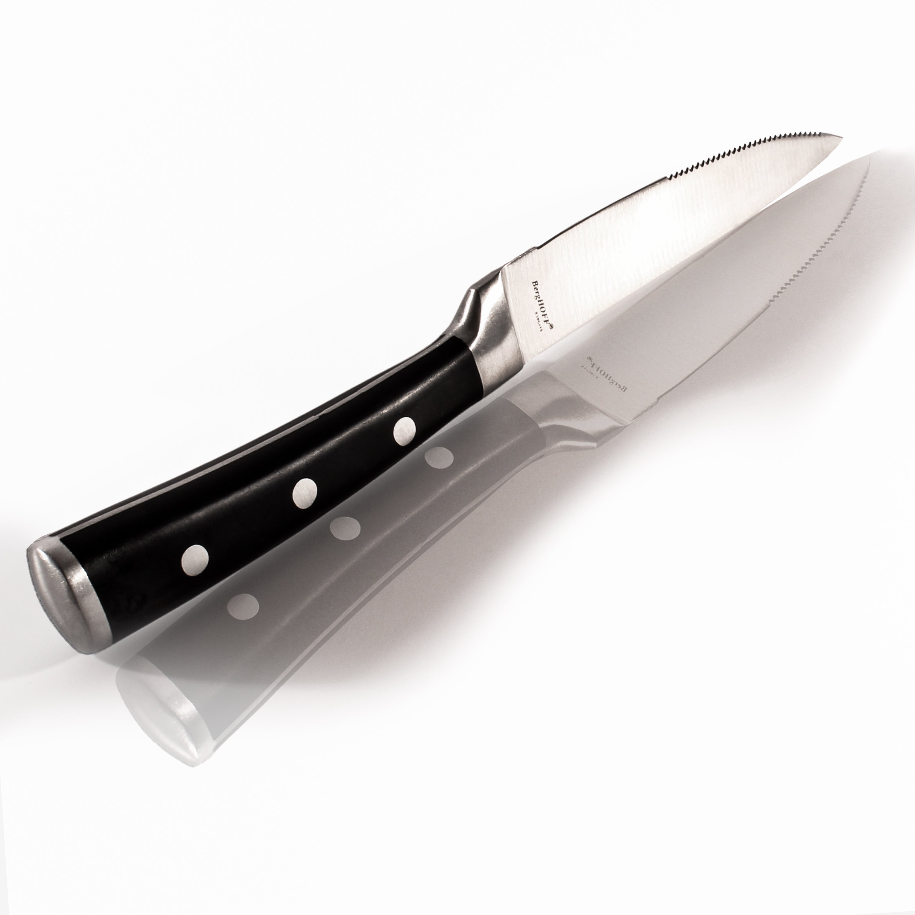 BergHOFF Essentials Classico 12-Piece Stainless Steel Steak Knife Set - High-Quality Sharp Knives for Steak, Meat & BBQ - Perfect for Dinner Parties, Restaurants & Home Kitchens