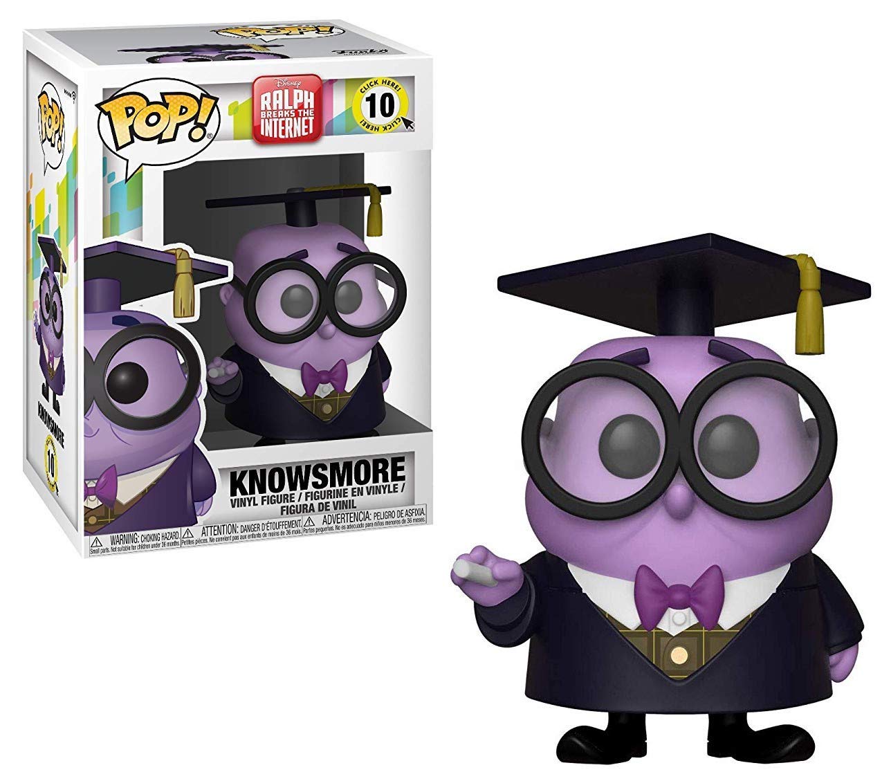 Disney Wreck-It Ralph 2 Pop! Vinyl Figure - Dr. Knowsmore Collectible Toy for Kids & Adults | Perfect for Movie Night, Birthday Gifts & Disney Collections