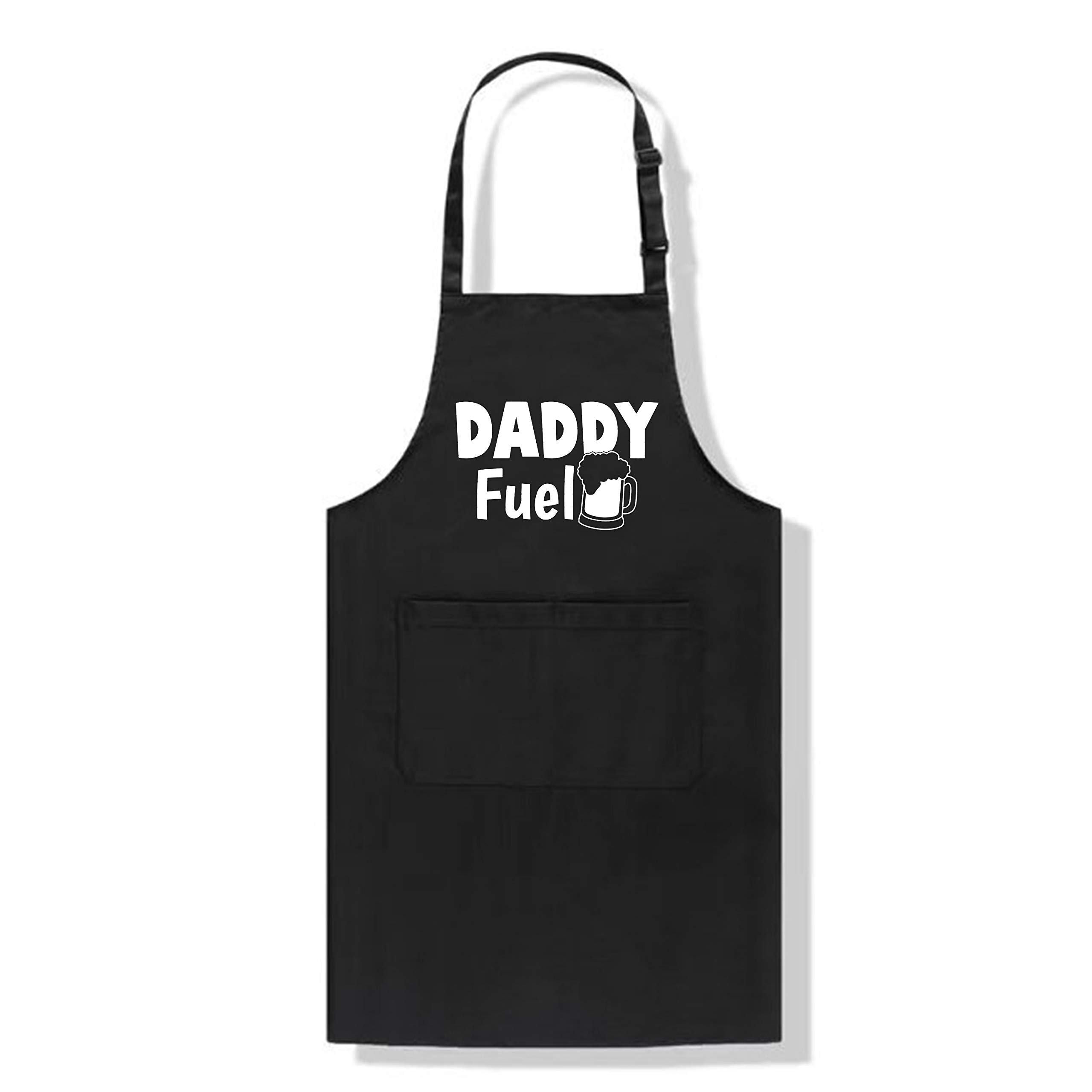 YSCULBUTOL Funny Printed Long Aprons for Cooking, Baking & Grilling - Family Member Design Kitchen Apron for Restaurant & Home Use - Perfect Gift for Chefs & BBQ Lovers