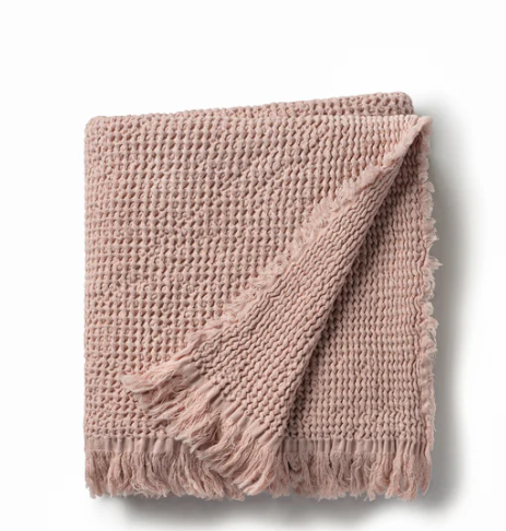DOMANI HOME Waffle Muslin Blanket - Ultra Soft & Breathable Cotton Blanket for Adults & Babies (One Size) - Perfect for Nursery, Bedroom, Couch & Travel