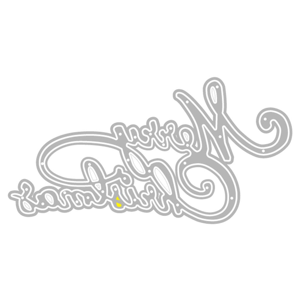Christmas Metal Die Cuts for Card Making - Scrapbooking Embossing Dies, DIY Album Paper Craft Decorations | Perfect for Holiday Greeting Cards, Gift Tags & Home Decor