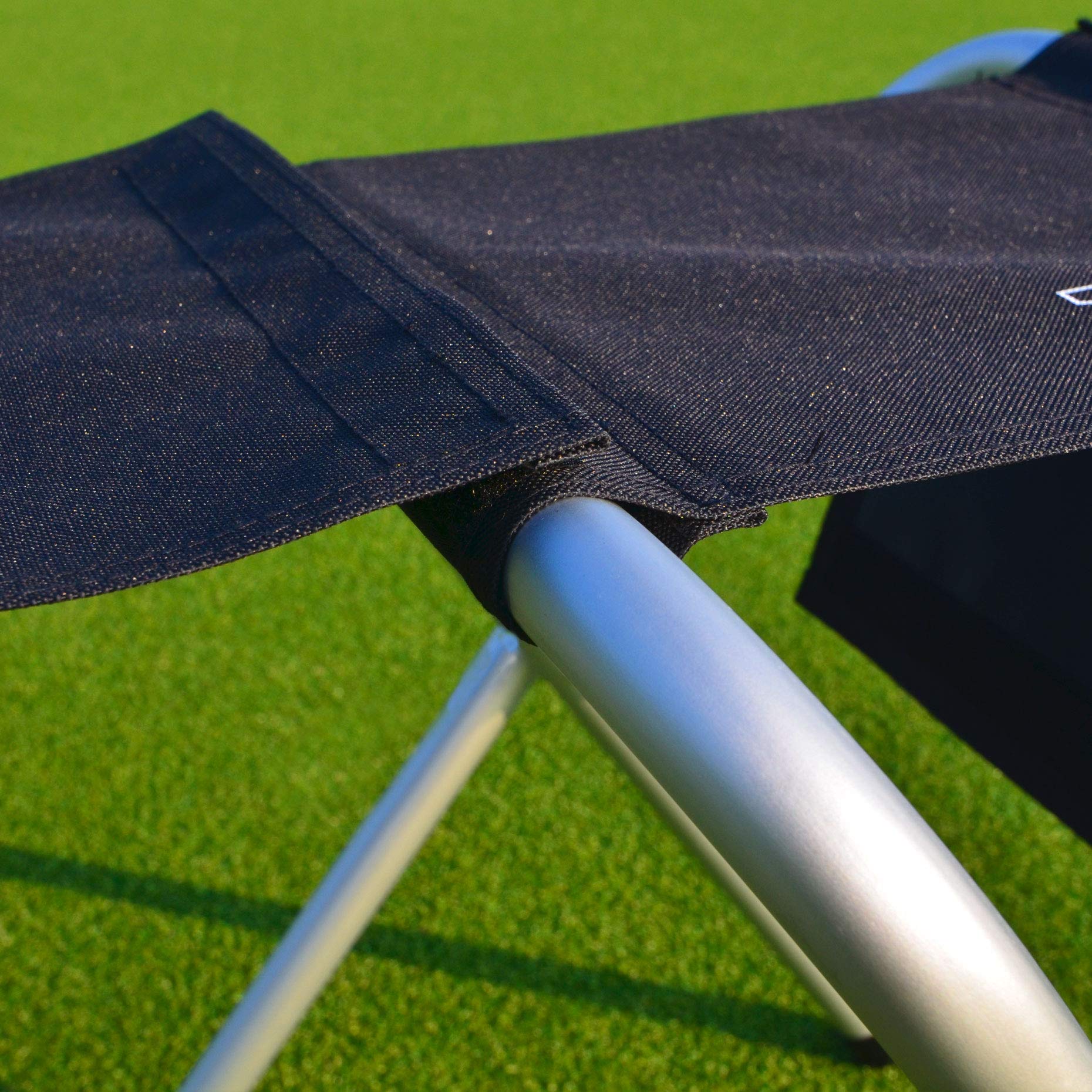 FORZA Portable Aluminum Team Benches - 4, 8 & 12 Seat Folding Benches for Soccer, Sports & Outdoor Events | Lightweight Subs Bench with Carry Bag | Perfect for Coaches, Players & Spectators (8-Seater, Without Shelter)