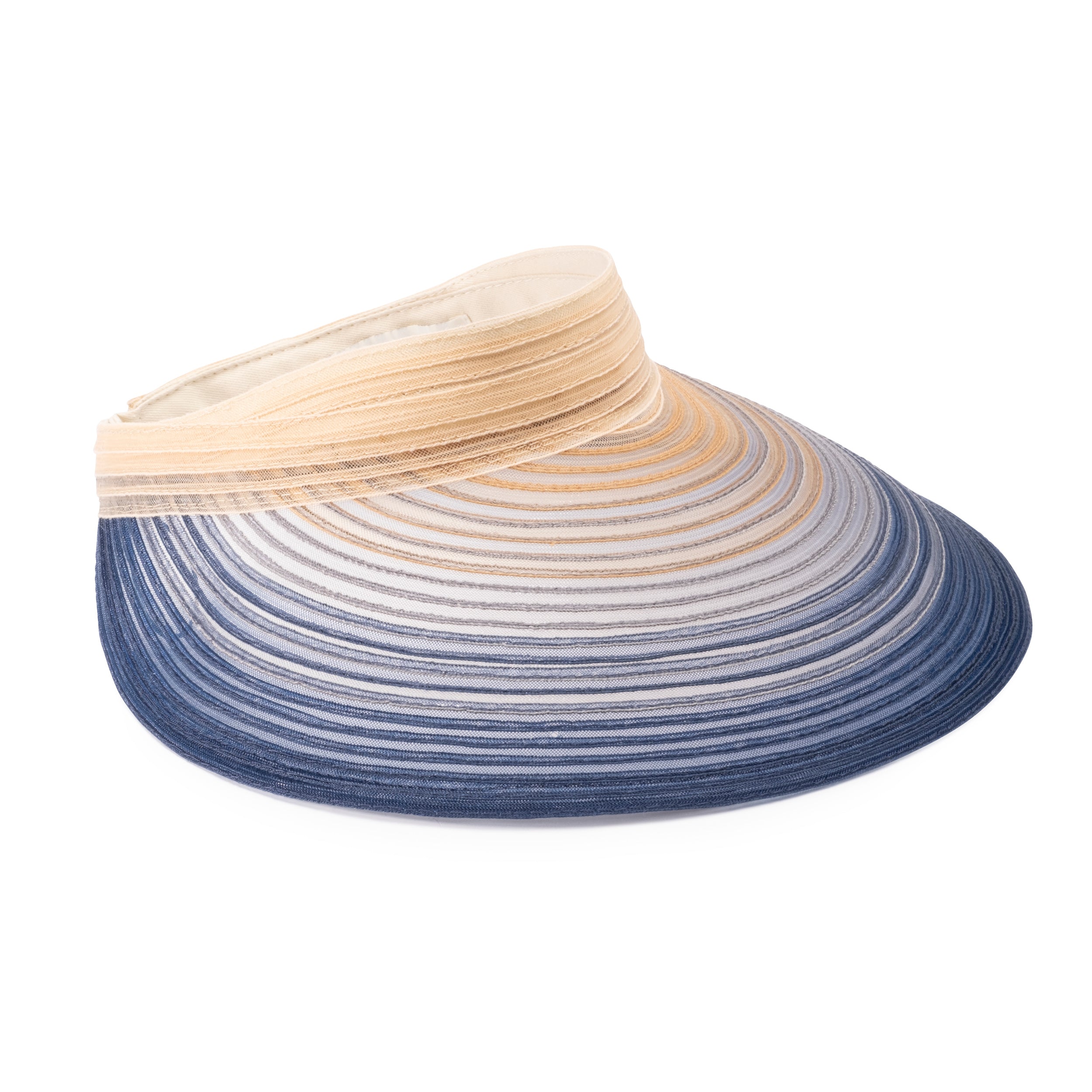 Trixie Packable Horsehair Visor for Women - Sun Hat with UPF Protection for Outdoor, Beach, and Travel