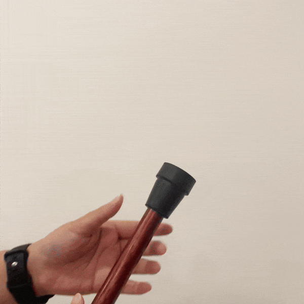 Non-Slip Rubber Cane Tips for Stability & Safety - Replacement Cane Feet for Walking Canes & Crutches - Perfect for Seniors & Mobility Assistance Indoors & Outdoors
