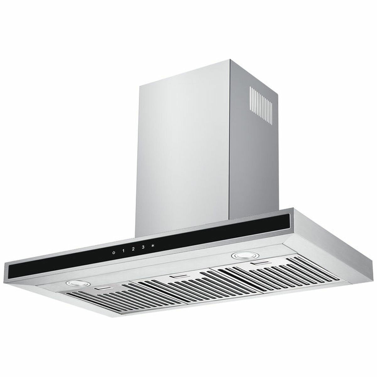InAlto 90cm Stainless Steel Box Canopy Range Hood - ARBC90TBS - Powerful Kitchen Exhaust Fan for Home Cooking & Grilling