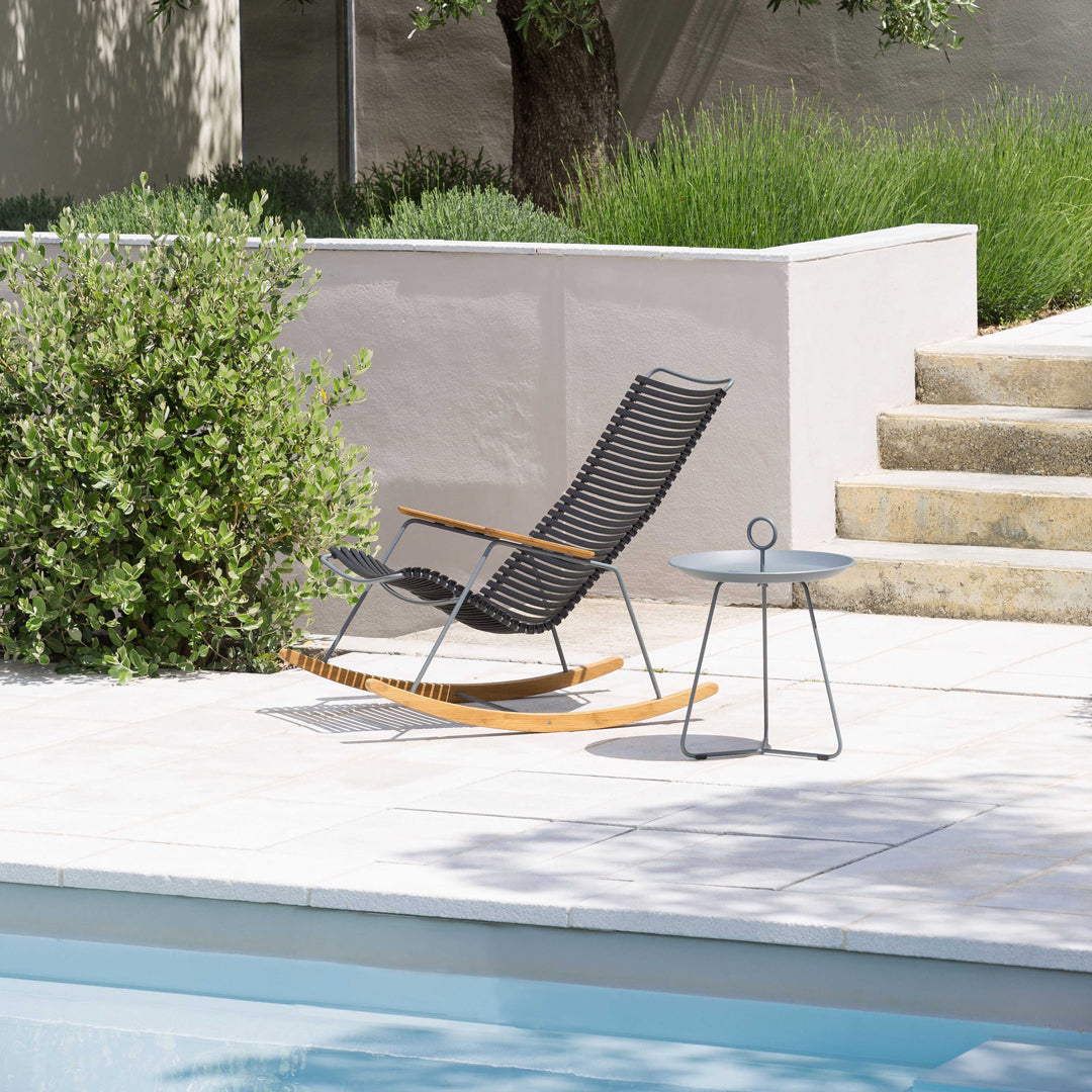 Best Outdoor Rocking Chair for Patio, Garden & Backyard - Durable All-Weather Wicker Furniture with Cushions - Perfect for Relaxing, Reading & Enjoying Nature