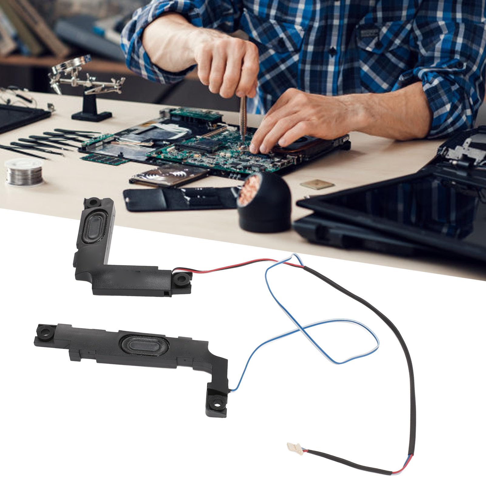 Zunate Internal Speaker Left and Right Replacement Kit for Acer Aspire A515-51, A515-51G, A315-53, A315-53G Laptops - High-Quality Speaker Assembly for Clear Audio - Perfect for Gaming, Movies & Video Calls