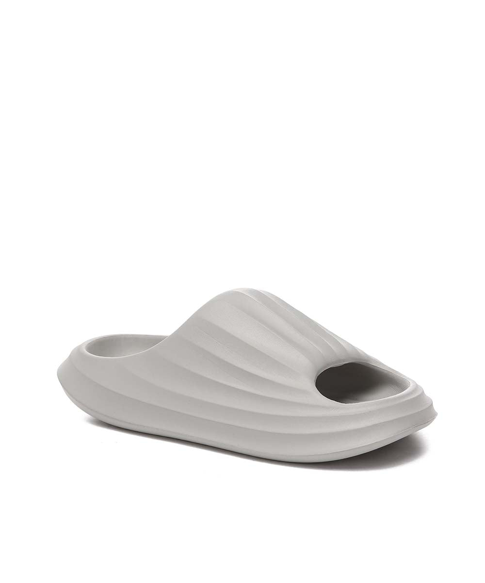 Men's Ripple Air Slides - Lightweight Comfortable Summer Sandals for Walking, Beach & Pool - Breathable Slip-On Slides for Men