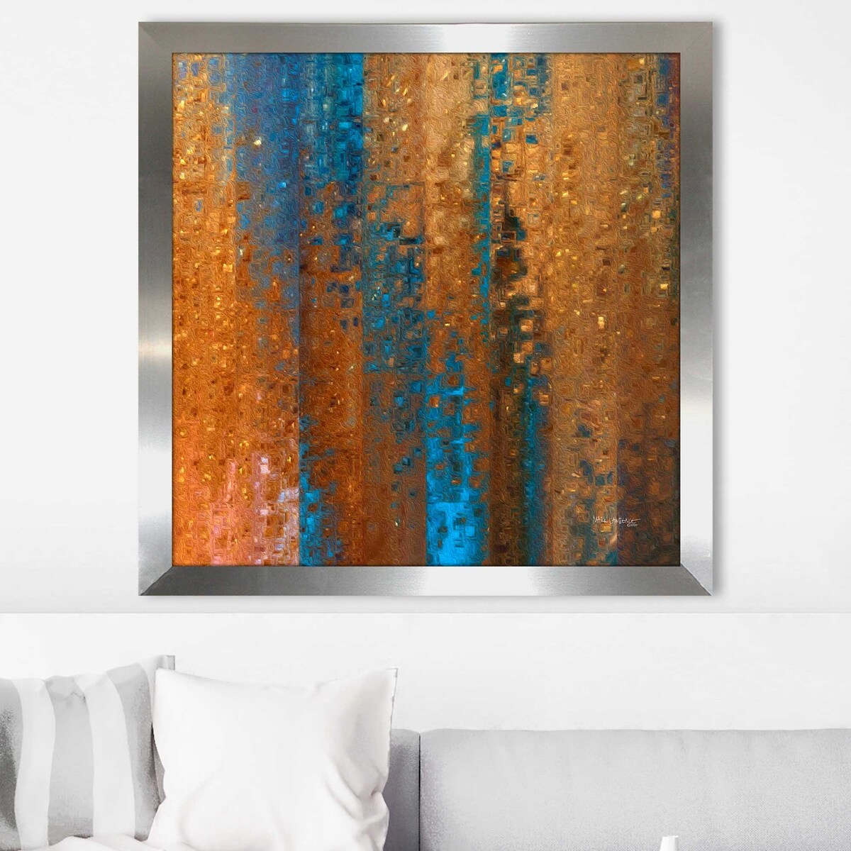 Acts 18:10 'I Am With You' by Mark Lawrence - Inspirational Bible Verse Acrylic Wall Art - Perfect for Home, Office & Church Decor