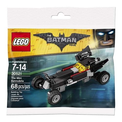 LEGO The LEGO Batman Movie Mini Batmobile Building Kit (30521) - Collectible Toy Car for Kids & Adults, Perfect for Play, Display & Gifts