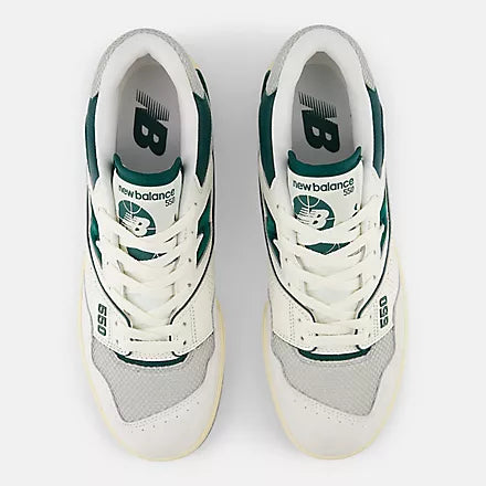 550 Sneaker for Men & Women - Sea Salt & Marsh Green Colorway - Comfortable Casual Shoes for Walking, Running & Everyday Wear
