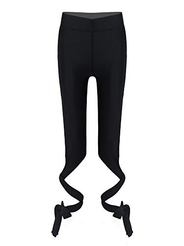 TiaoBug Girls Ballet Dance Leggings - Camo Print Performance Capri Pants for Kids Gymnastics & Athletic Wear - Perfect for Dance Classes, Gymnastics Practice & Active Play