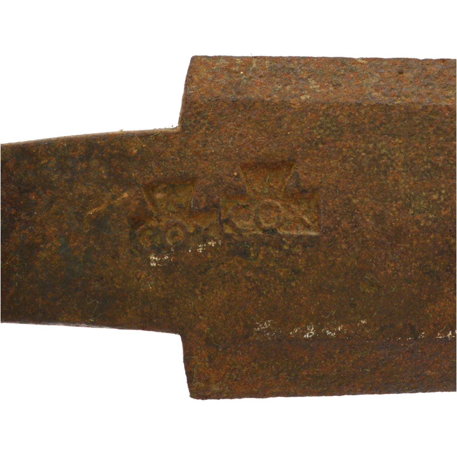 Antique W. COX England Fleshing Knife - 1840s Hide Scraping Blade for Leatherworking & Taxidermy | Primitive Tool for Hide Tanning, Animal Skin Preparation & Historical Reenactments