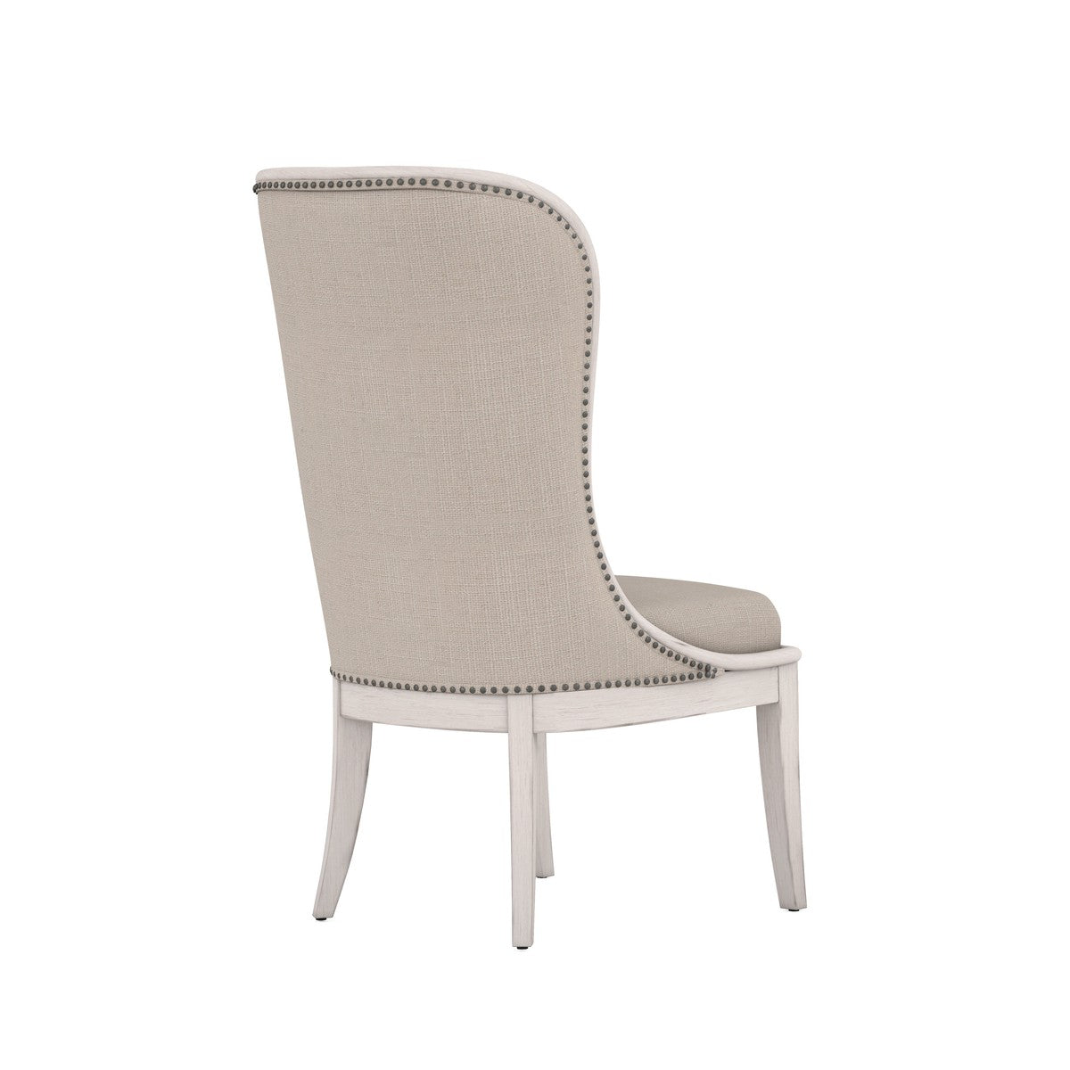 Alcove Host Chairs (Set of 2) - Modern Brown & White Accent Chairs for Living Room, Bedroom or Office - Perfect for Small Spaces & Conversation Areas