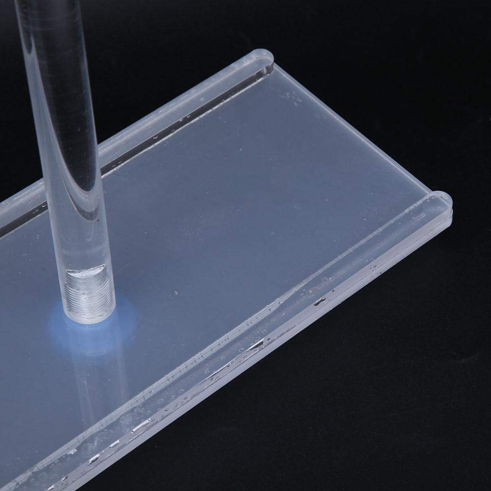 Premium Plexiglass Funnel & Burette Stand Holder - 4-Piece Lab Equipment Set for Chemistry Experiments, School Science Labs & DIY Projects