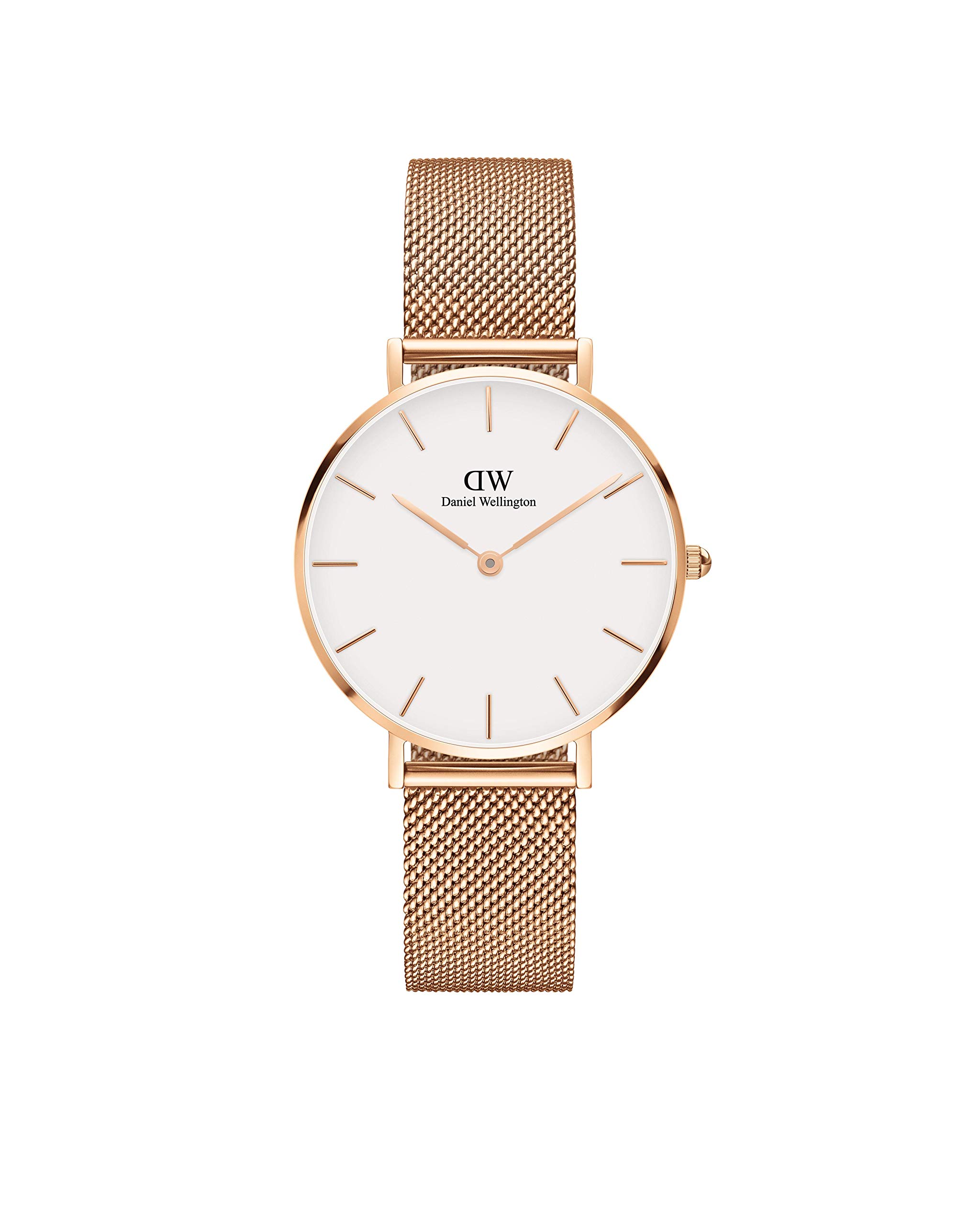 Daniel Wellington Women's Rose Gold Petite Melrose Watch DW00100163 - Elegant & Minimalist Watch for Everyday Wear, Office, and Special Occasions