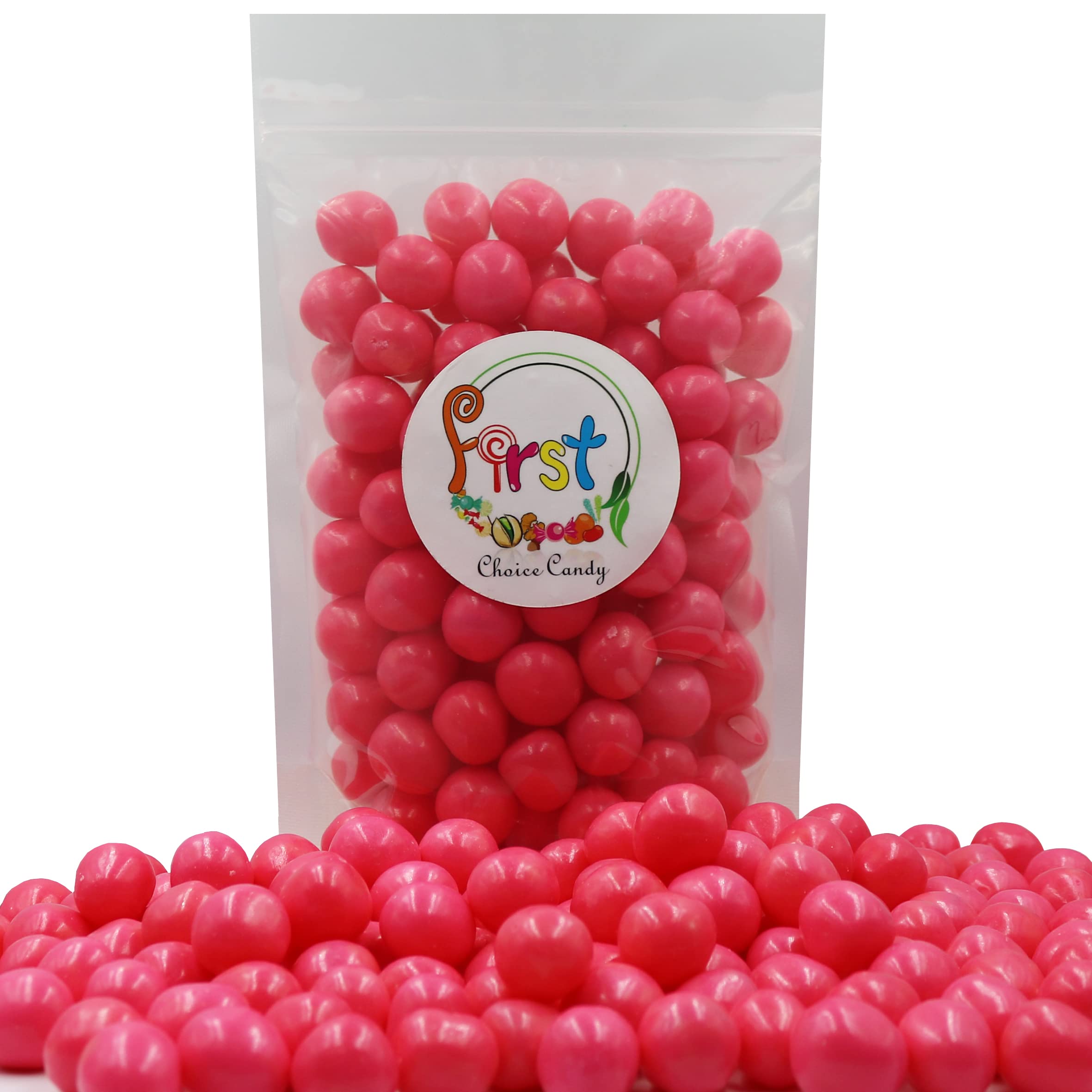 Sour Chewy Fruit Candy Balls - Pink Grapefruit Flavor, 5 Pound Bulk Bag | Sweet & Tangy Soft Candy for Parties, Snacks, Gifts & Movie Nights