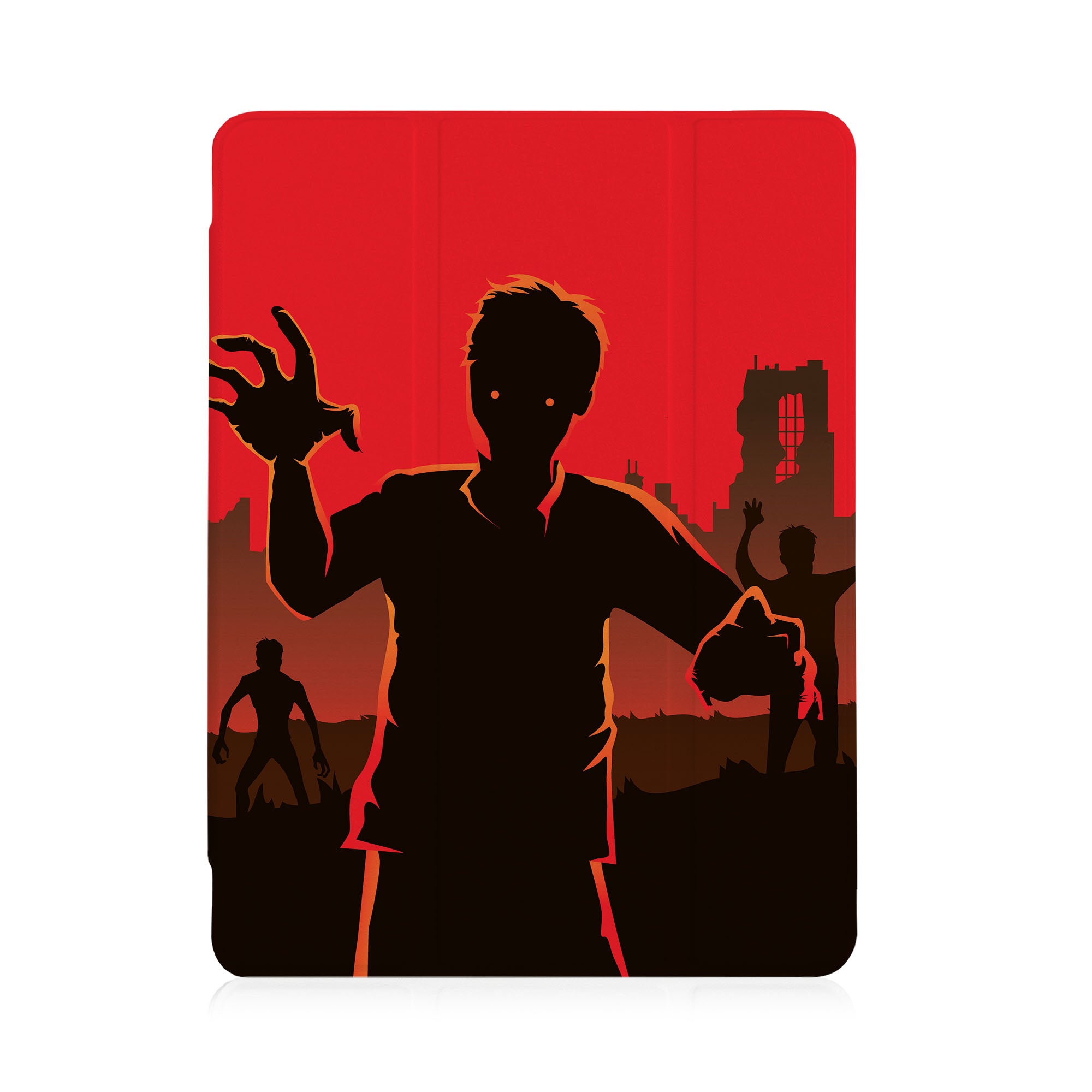 iPad See-Through Case - Slim Transparent Protective Cover for iPad Air/Pro - Perfect for Halloween, School, Work & Travel