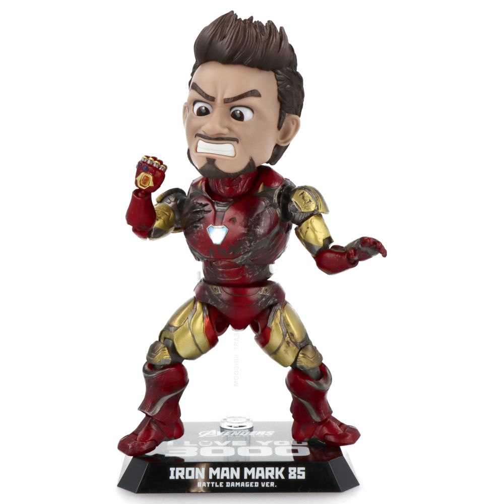Iron Man Mark 85 Battle Damaged Version Action Figure - Avengers Endgame Collectible - Perfect for Marvel Fans Display & Home Decor