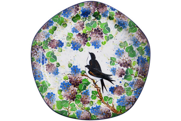 10-Piece Dinner Plate Set - Spring Happiness Floral Design for Dining, Parties & Home Decor | Elegant Porcelain Plates for Everyday Meals & Special Occasions