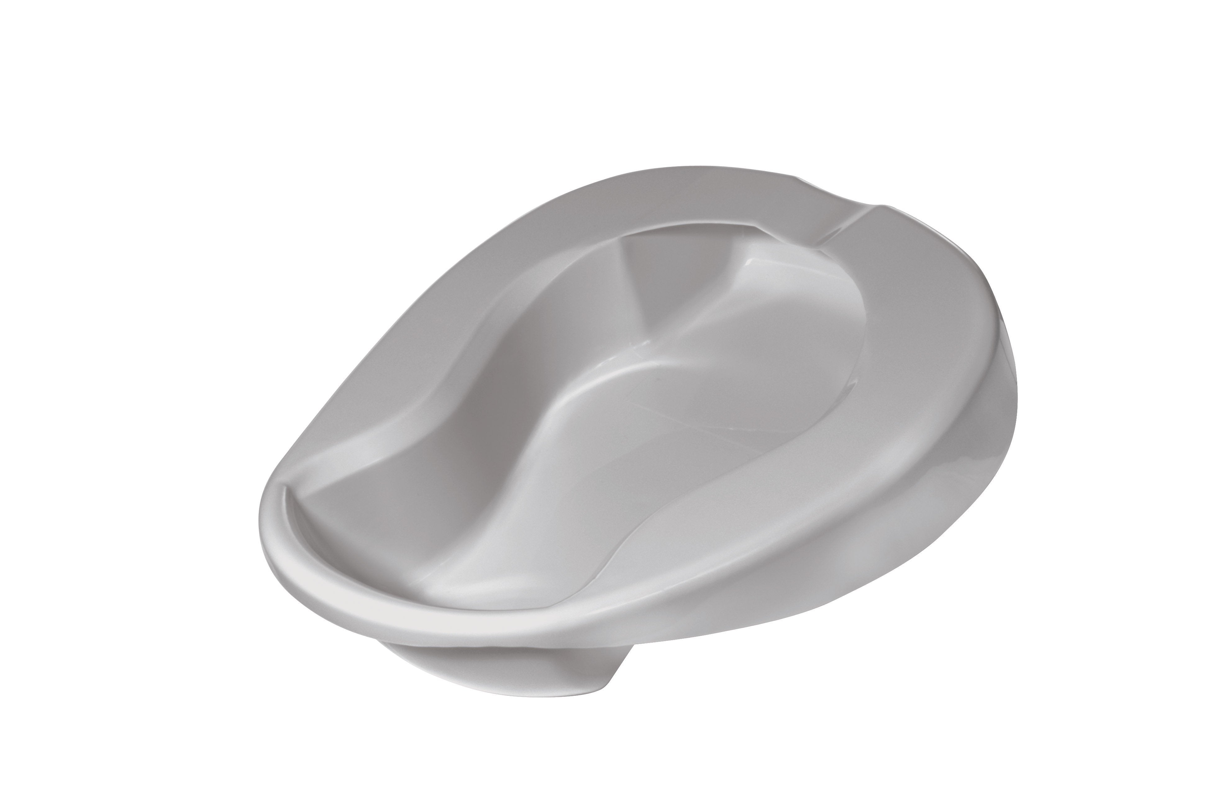 Contoured Bed Pan - Medical Bedside Commode for Elderly & Patients - Portable & Comfortable for Home Care & Hospital Use