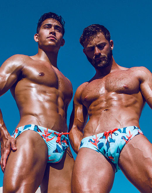 2eros Caribbean Twist Swim Brief - Stylish & Comfortable Men's Swimwear for Beach, Pool & Vacation - Perfect for Swimming, Sunbathing & Water Sports