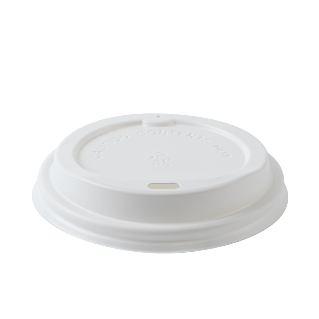 Restaurantware 8oz Insulated Coffee Cups with Lids - 400 Pack White Disposable Hot Cups | Leakproof, Non-Slip Ripple Wall Design | Perfect for Coffee, Tea, Hot Chocolate & Lattes | Ideal for Cafes, Offices & Home Use