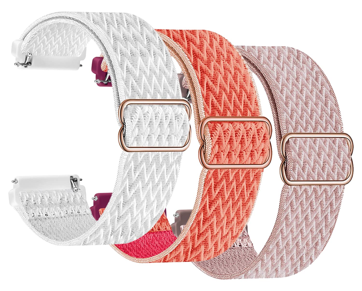20mm Nylon Watch Band for Smartwatches & Watches - Durable Replacement Strap for Apple Watch, Samsung, Fitbit - Perfect for Sports, Workouts & Everyday Wear