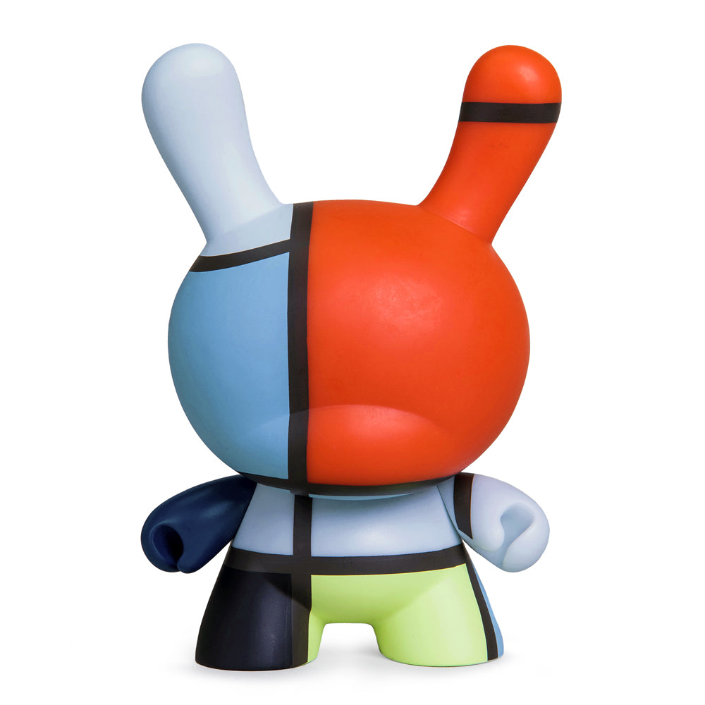 The Met 8 Inch Masterpiece Dunny - Mondrian Composition Art Toy - Limited Edition of 1100 - Collectible Vinyl Figure for Home Decor & Art Enthusiasts