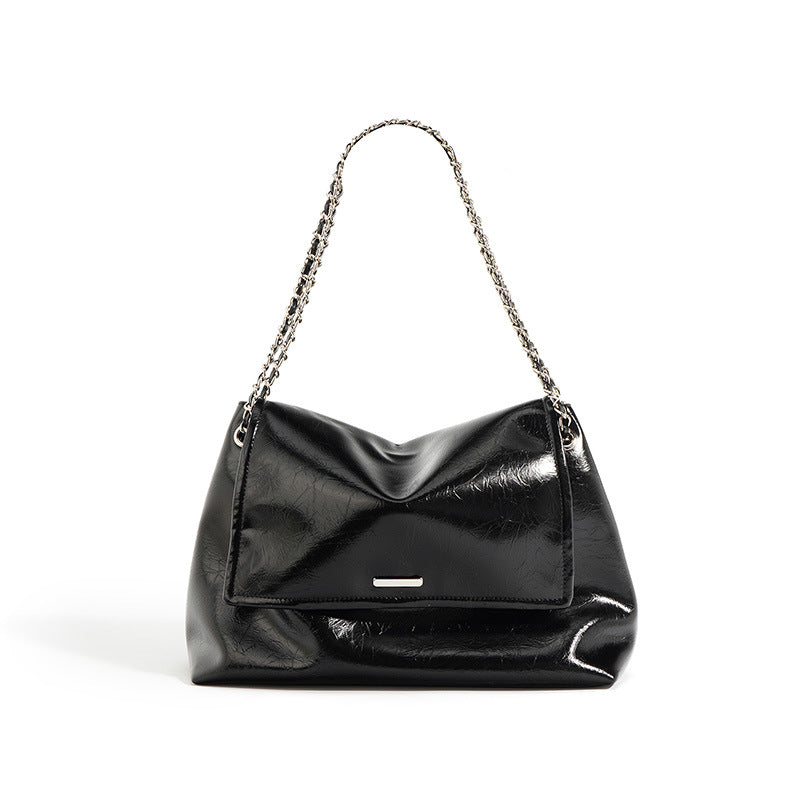 Stylish Modern Chain Shoulder Bag for Women - Trendy Crossbody Purse with Adjustable Strap - Perfect for Work, Travel & Evening Out