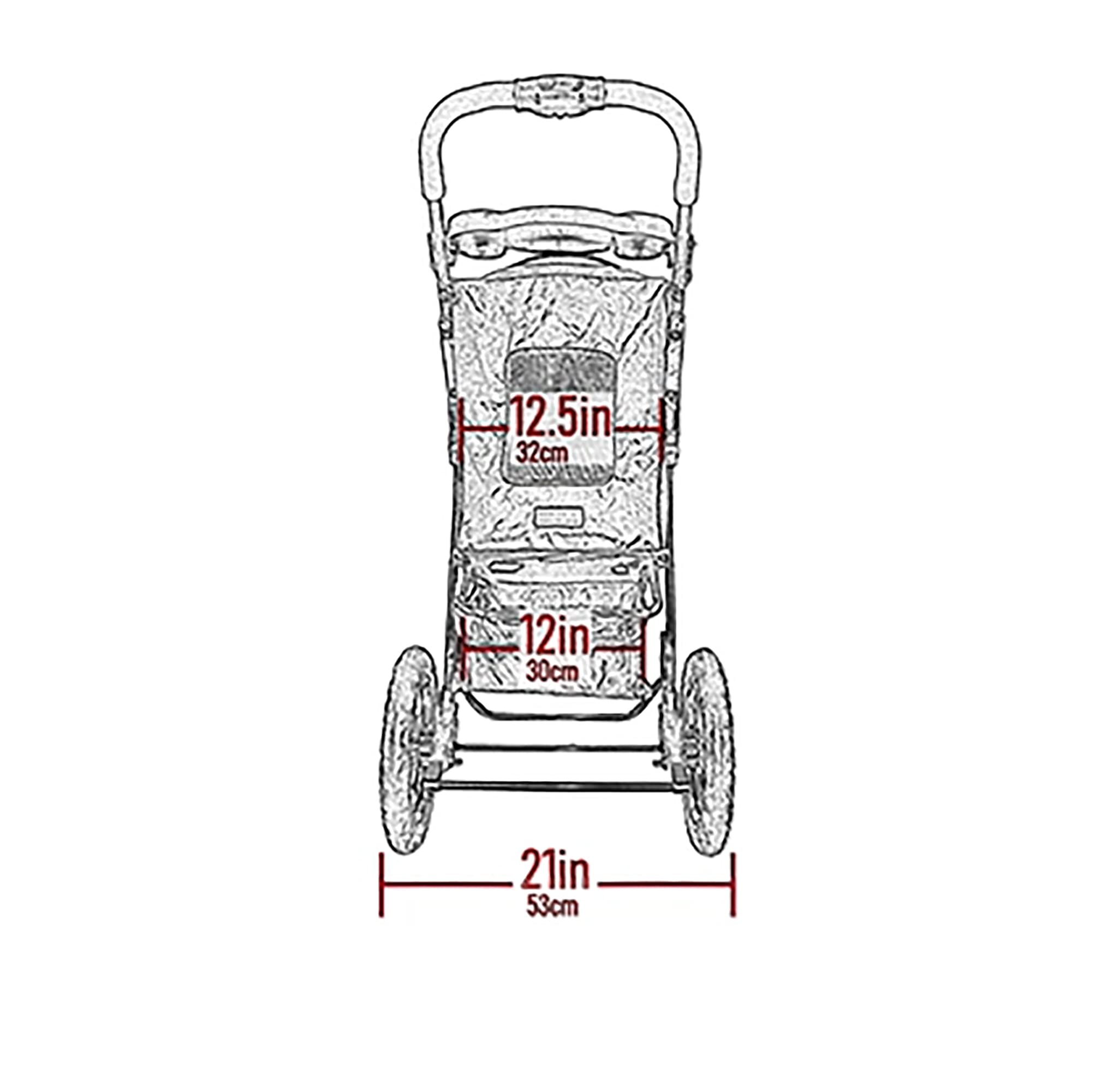Pet Gear No-Zip Jogger Pet Stroller for Small Dogs & Cats - Zipperless Entry, Airless Tires, One-Hand Fold - Includes Cup Holder & Storage Basket - Perfect for Jogging, Shopping & Outdoor Adventures
