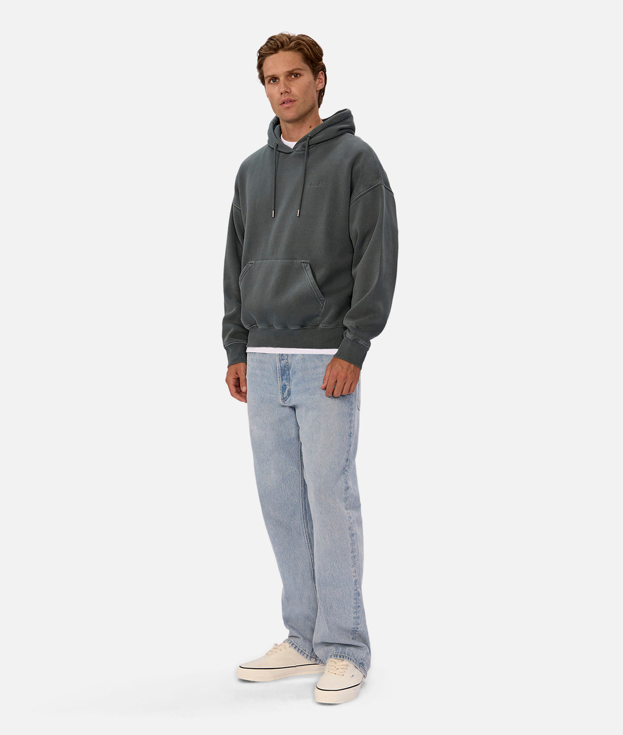 The New Del Sur Washed Hoodie - Soft Washed Pine Green Pullover for Men & Women | Cozy Casual Wear for Fall & Winter Outdoor Activities