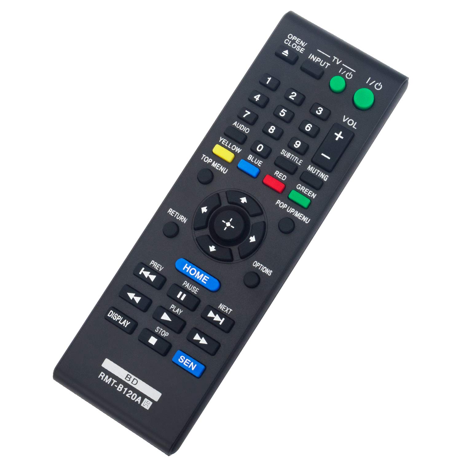 Original Remote Control Replacement for Sony BDP-BX39 BDP-BX310 BDP-S5100 BDP-BX110 BDP-BX510 BDP-BX59 BDP-S1100 BDP-S190 BDP-S4100 3D Blu-ray DVD Players - Perfect for Home Theater & Movie Nights