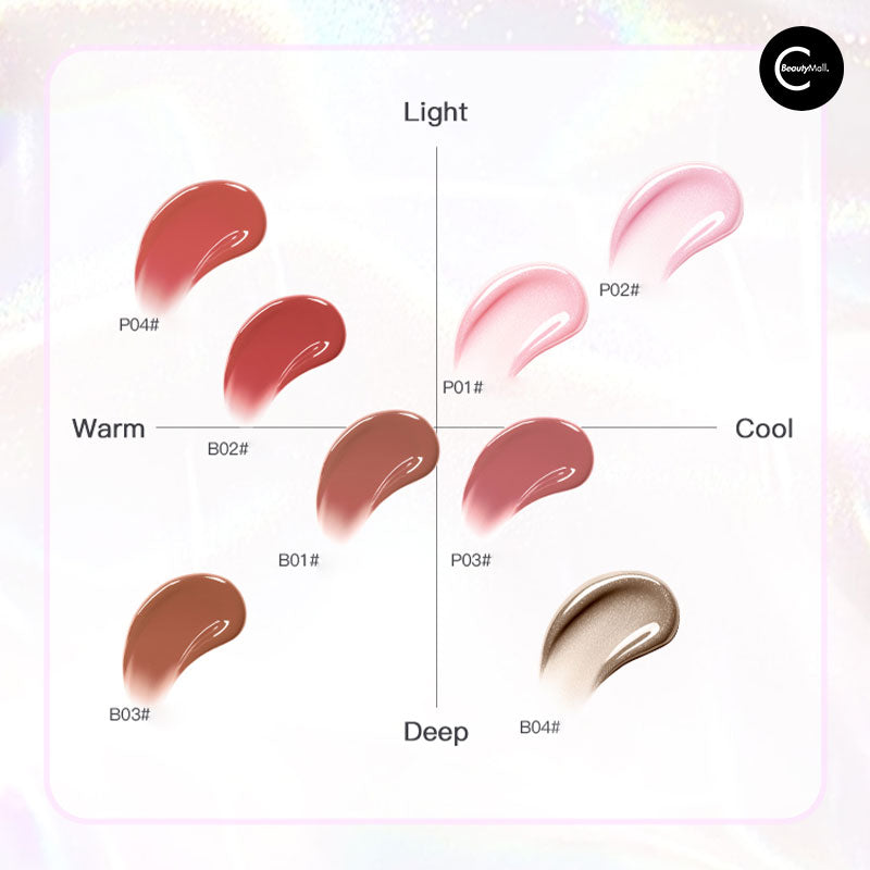 FLORTTE Glass Sea Collection – Hydrating Solid Lip Gloss with Shine | Perfect for Everyday Wear & Special Occasions