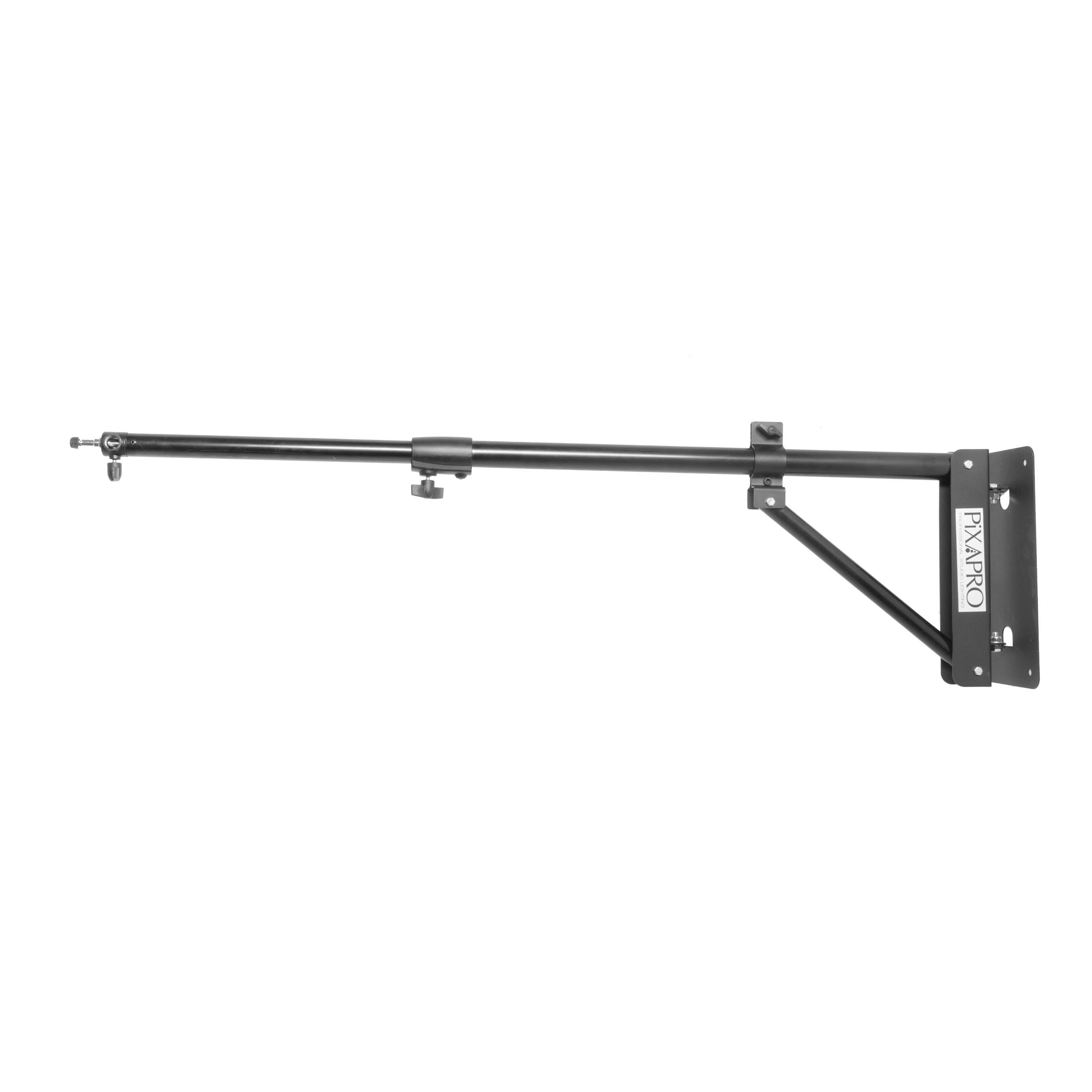 180° Adjustable Wall Mounted Boom Stand (75-130cm) - Perfect for Studio Microphones, Podcasting, and Home Recording Setup