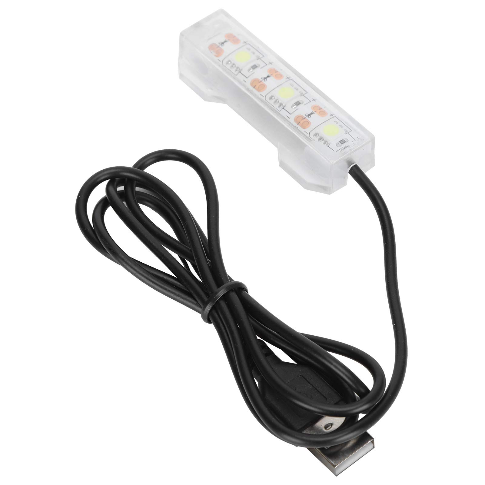 Pssopp Small Aquarium LED Light for Water Plants - Mini Desktop Fish Tank Decoration with Soft Lighting | Perfect for Home, Office & Aquascaping