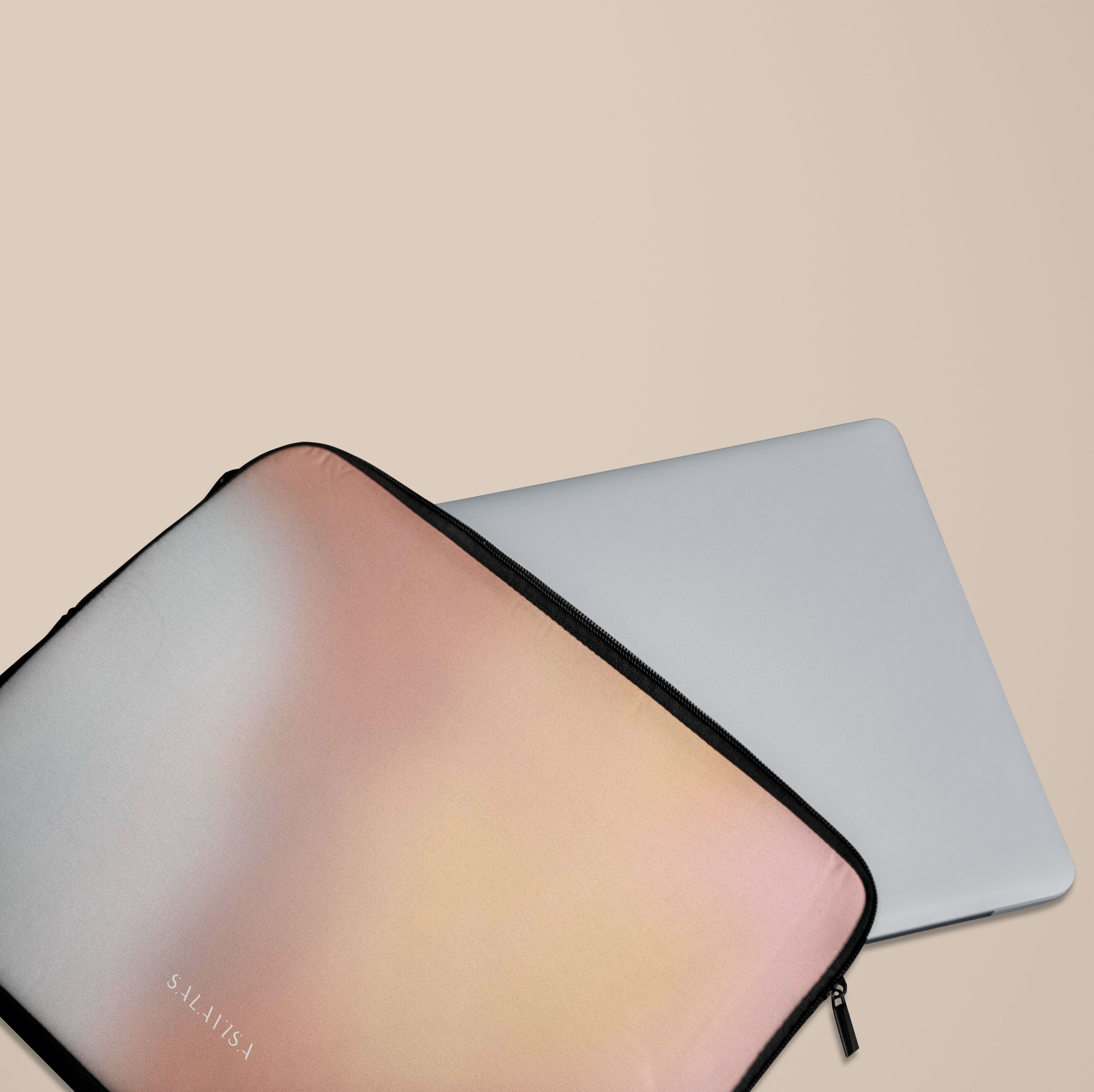 Premium Sunlit Haze Laptop Sleeve Case - Waterproof & Shockproof 13-15 Inch MacBook Pro/Air Protector - Perfect for Work, Travel & School