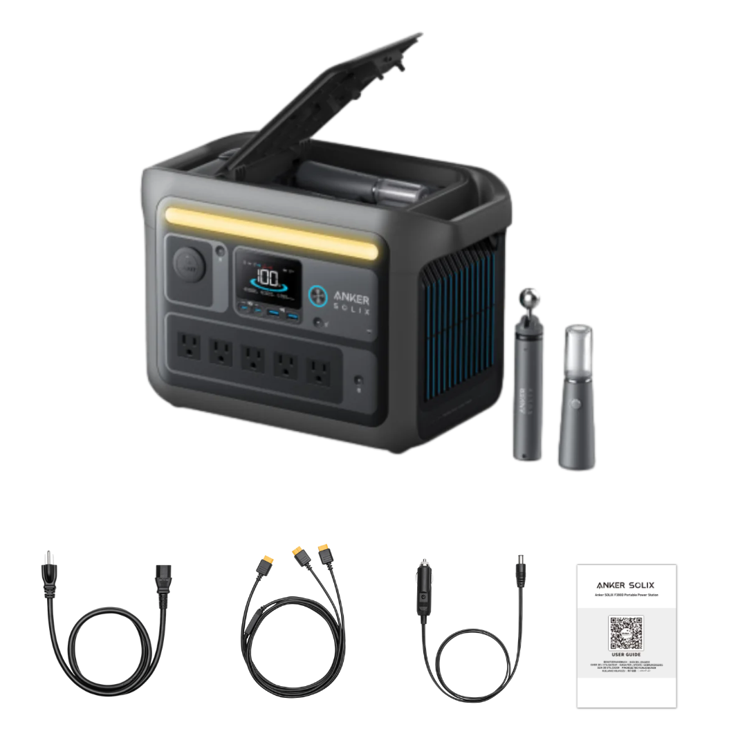 Anker SOLIX C800X Portable Power Station 768Wh 1200W - Solar Generator for Camping, RV, Emergencies & Outdoor Adventures