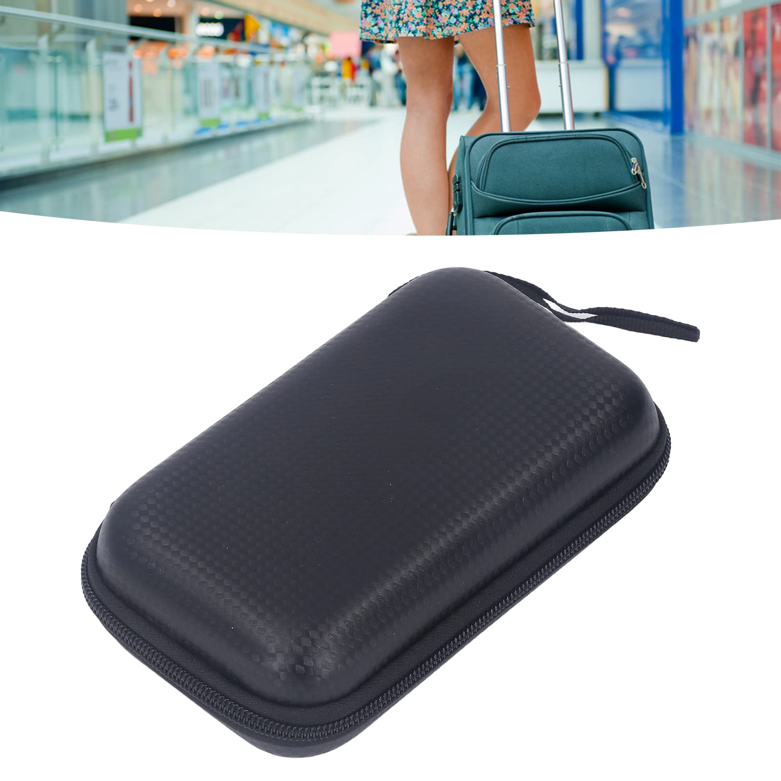 Dilwe EVA Hard Shell Carrying Case for RG405M Handheld Game Console - Protective Storage Bag with Shockproof Design | Perfect for Travel, Commuting & Gaming On-The-Go