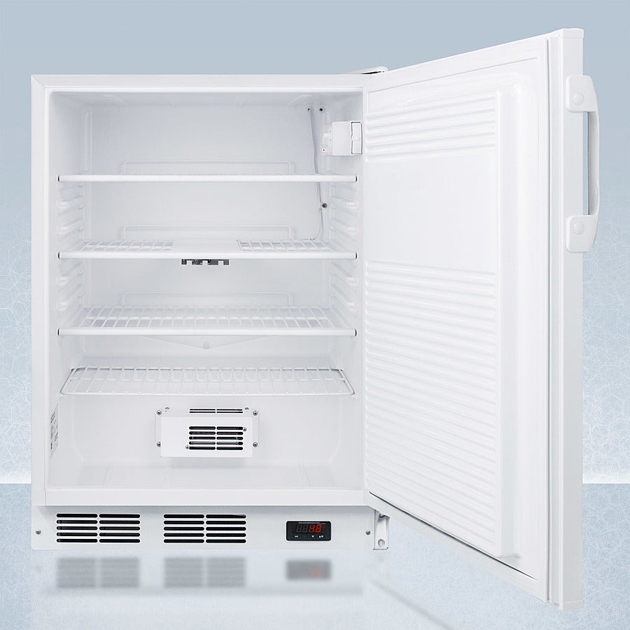 Accucold 24-Inch Wide ADA Compliant All Refrigerator with Probe Hole - FF7LWPROADA - Perfect for Commercial Kitchens, Restaurants, and ADA Accessible Spaces