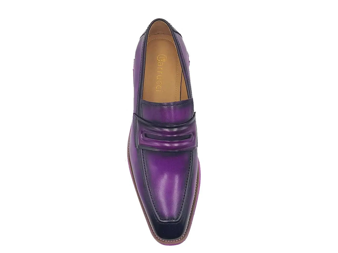 Chunky Sole Leather Penny Loafers for Men & Women - Comfortable Slip-On Dress Shoes for Office, Business & Casual Wear