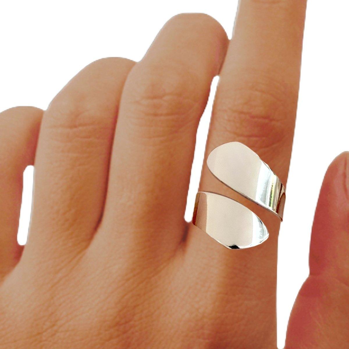 Laihas Sea Peak Statement Sterling Silver Boho Ring for Women - Handmade Dainty Jewelry for Everyday Wear, Gift Giving & Boho Fashion