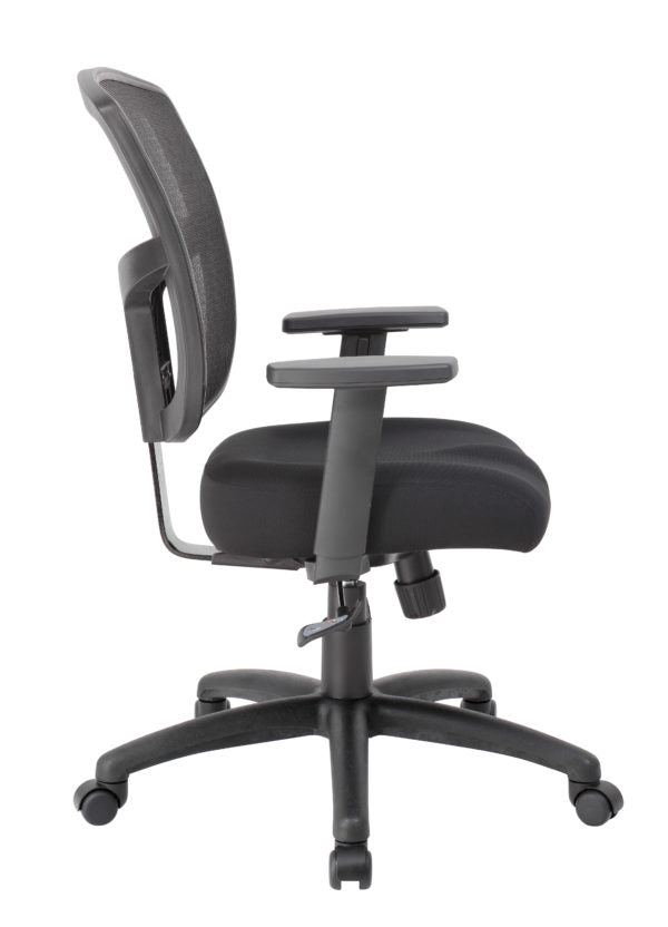 Boss Contract Mesh Task Chair with Synchro Tilt Mechanism B6022 - Ergonomic Office Chair for Home & Commercial Use, Perfect for Long Work Hours, Conference Rooms & Executive Desks