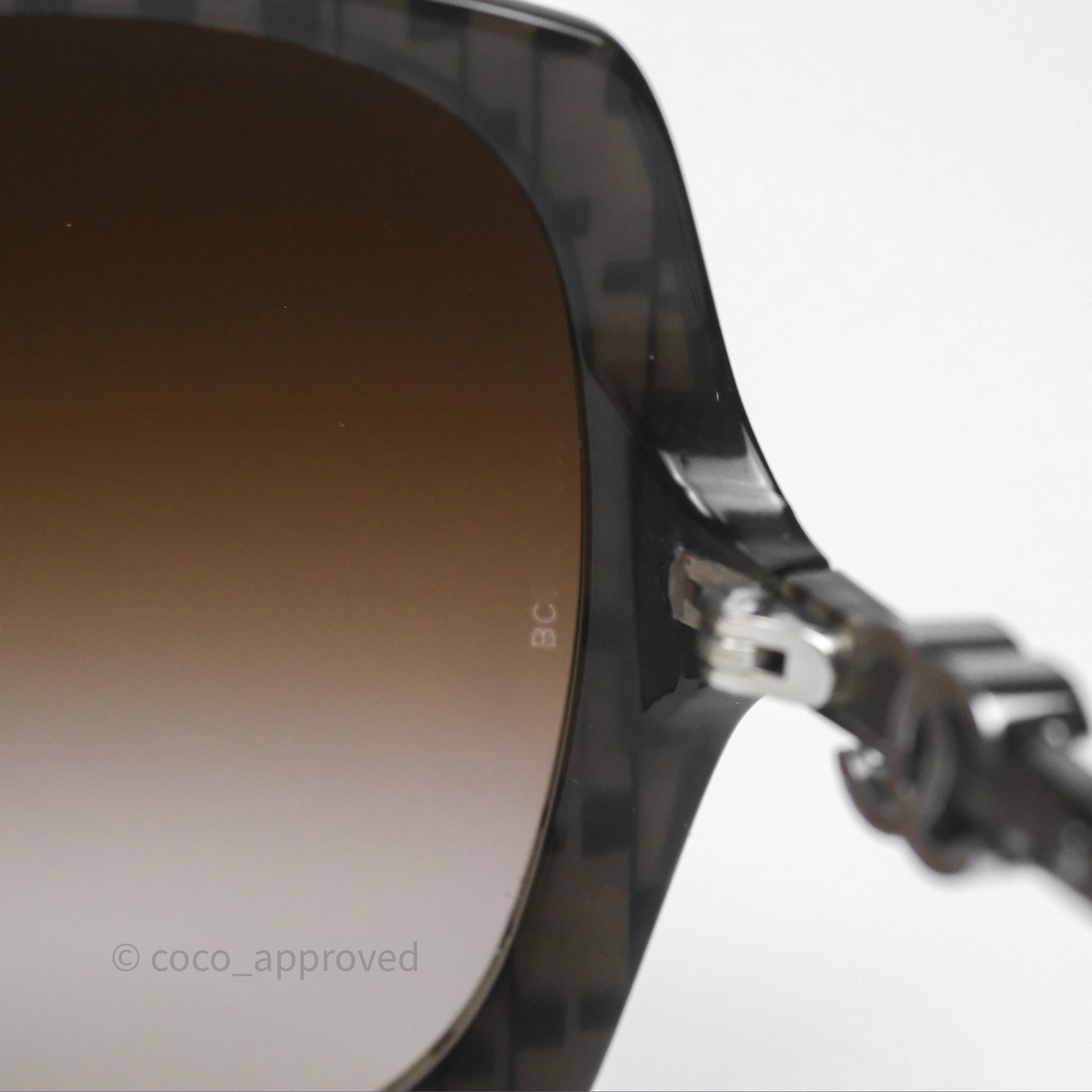 Chanel 5216 Square Oversized Frame CC Logo Sunglasses in Brown - Luxury Fashion Accessory for Women, Perfect for Beach, Travel & Summer Outfits
