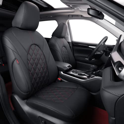 Leatherette(Black/Red)