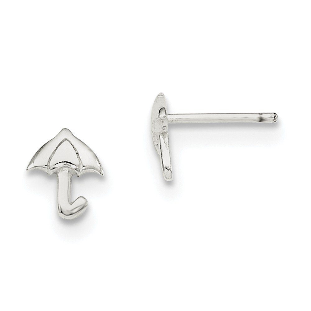 Sterling Silver Madi K Umbrella Post Earrings for Women - Hypoallergenic Fashion Jewelry - Perfect for Parties, Weddings & Everyday Wear