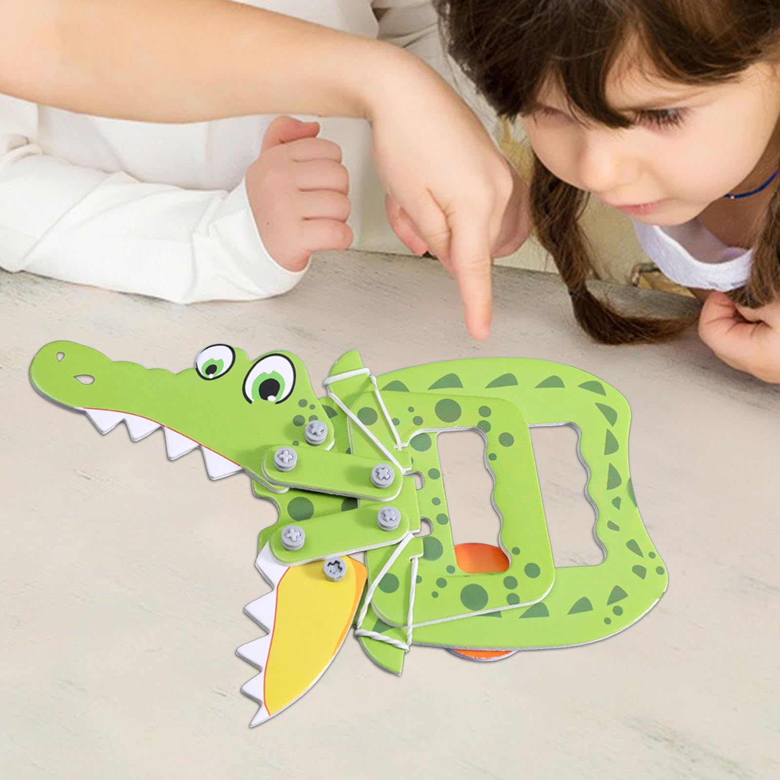 Vriusi Crocodile Toys - Realistic Alligator Animal Model for Kids, Educational Preschool Classroom Party Favors, Interactive Crocodile Games & Learning Toys - Perfect for Birthday Gifts, STEM Activities, and Animal-Themed Playtime