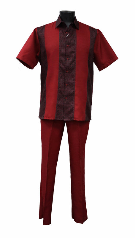 Bassiri Red 2-Piece Set A137 - Stylish Matching Outfit for Women | Perfect for Date Nights, Parties & Special Occasions