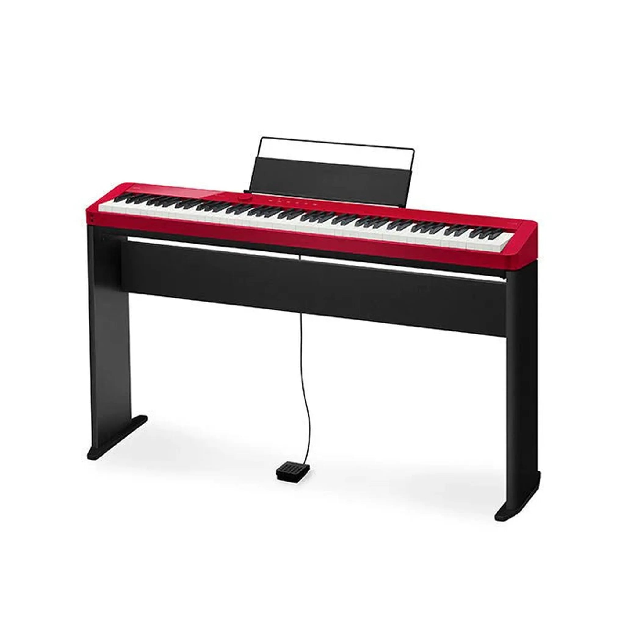 Casio Privia PXS-1100RD Slim Portable Digital Piano 88-Key with Red Finish - Perfect for Home, Studio & Live Performances